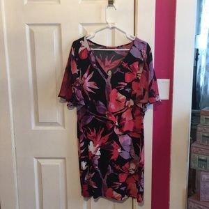 Tropical floral dress